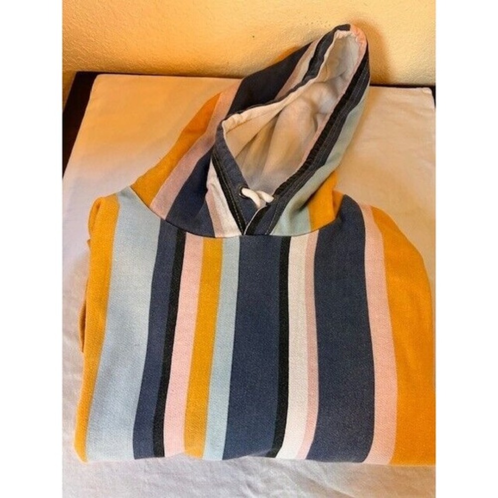Enter The Void Striped Multicolor Hoodie Sweatshirt Unisex Size S‎ Cotton